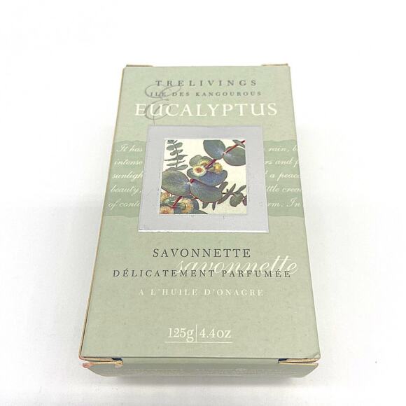 Trelivings~Kangaroo Island~Eucalyptus Soap 125g/4.4 oz Evening Primerose Oil~HTF - Picture 1 of 4
